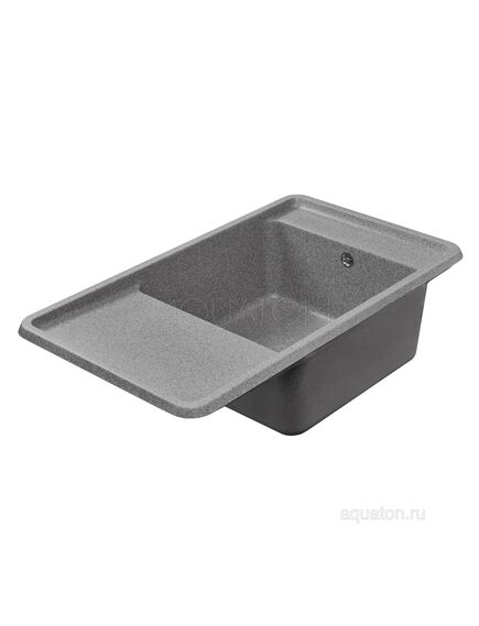Купить Мойка для кухни из литого мрамора AQUATON Беллис 87 серый 1A724832BS230 (1a724832bs230) по цене 14719 руб., в Санкт-Петебруге в интернет магазине 100-Систем, а также дургие товары AQUATON из раздела Накладные мойки и Кухонные мойки