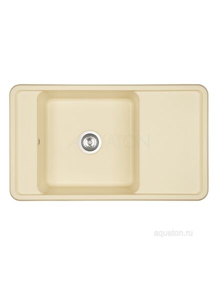 Купить Мойка для кухни из литого мрамора AQUATON Беллис 87 шампань 1A724832BS290 (1a724832bs290) по цене 14718.7 руб., в Санкт-Петебруге в интернет магазине 100-Систем, а также дургие товары AQUATON из раздела Накладные мойки и Кухонные мойки