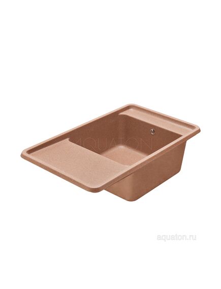 Купить Мойка для кухни из литого мрамора AQUATON Беллис 87 терракотовый 1A724832BS270 (1a724832bs270) по цене 14718.7 руб., в Санкт-Петебруге в интернет магазине 100-Систем, а также дургие товары AQUATON из раздела Накладные мойки и Кухонные мойки