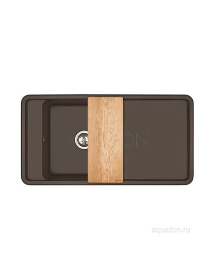 Купить Мойка для кухни из литого мрамора AQUATON Беллис 97 кофе 1A725132BS280 (1a725132bs280) по цене 18633 руб., в Санкт-Петебруге в интернет магазине 100-Систем, а также дургие товары AQUATON из раздела Накладные мойки и Кухонные мойки
