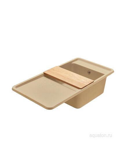 Купить Мойка для кухни из литого мрамора AQUATON Беллис 97 латте 1A725132BS260 (1a725132bs260) по цене 18632.7 руб., в Санкт-Петебруге в интернет магазине 100-Систем, а также дургие товары AQUATON из раздела Накладные мойки и Кухонные мойки