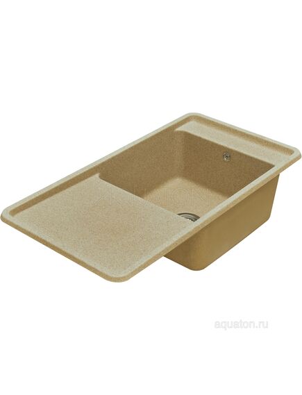 Купить Мойка для кухни из литого мрамора AQUATON Беллис 97 песочный 1A725132BS220 (1a725132bs220) по цене 18632.7 руб., в Санкт-Петебруге в интернет магазине 100-Систем, а также дургие товары AQUATON из раздела Накладные мойки и Кухонные мойки