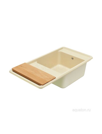 Купить Мойка для кухни из литого мрамора AQUATON Беллис 97 шампань 1A725132BS290 (1a725132bs290) по цене 18632.7 руб., в Санкт-Петебруге в интернет магазине 100-Систем, а также дургие товары AQUATON из раздела Накладные мойки и Кухонные мойки