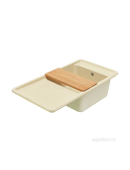 Купить Мойка для кухни из литого мрамора AQUATON Беллис 97 шампань 1A725132BS290 (1a725132bs290) по цене 18632.7 руб., в Санкт-Петебруге в интернет магазине 100-Систем, а также дургие товары AQUATON из раздела Накладные мойки и Кухонные мойки