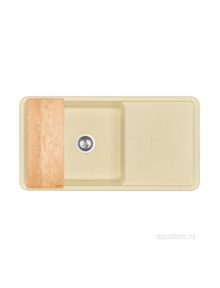 Купить Мойка для кухни из литого мрамора AQUATON Беллис 97 шампань 1A725132BS290 (1a725132bs290) по цене 18632.7 руб., в Санкт-Петебруге в интернет магазине 100-Систем, а также дургие товары AQUATON из раздела Накладные мойки и Кухонные мойки