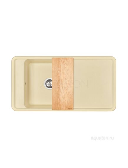 Купить Мойка для кухни из литого мрамора AQUATON Беллис 97 шампань 1A725132BS290 (1a725132bs290) по цене 18632.7 руб., в Санкт-Петебруге в интернет магазине 100-Систем, а также дургие товары AQUATON из раздела Накладные мойки и Кухонные мойки
