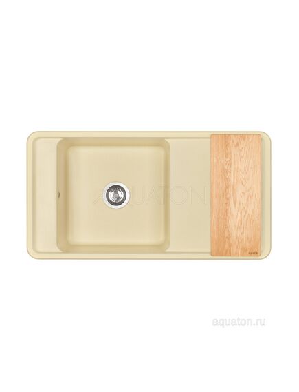 Купить Мойка для кухни из литого мрамора AQUATON Беллис 97 шампань 1A725132BS290 (1a725132bs290) по цене 18632.7 руб., в Санкт-Петебруге в интернет магазине 100-Систем, а также дургие товары AQUATON из раздела Накладные мойки и Кухонные мойки