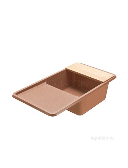 Купить Мойка для кухни из литого мрамора AQUATON Беллис 97 терракотовый 1A725132BS270 (1a725132bs270) по цене 18633 руб., в Санкт-Петебруге в интернет магазине 100-Систем, а также дургие товары AQUATON из раздела Накладные мойки и Кухонные мойки
