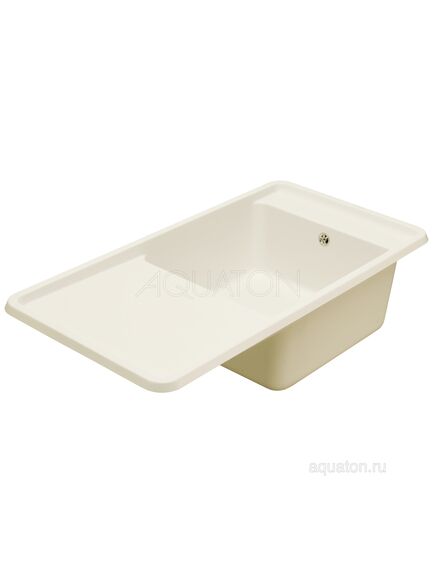 Купить Мойка для кухни из литого мрамора AQUATON Беллис 97 жемчуг 1A725132BS240 (1a725132bs240) по цене 18633 руб., в Санкт-Петебруге в интернет магазине 100-Систем, а также дургие товары AQUATON из раздела Накладные мойки и Кухонные мойки