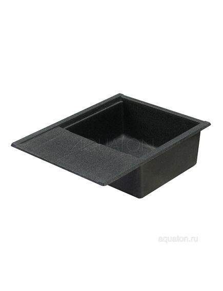 Купить Мойка для кухни из литого мрамора AQUATON Делия 65 графит 1A718632DE210 (1a718632de210) по цене 9826 руб., в Санкт-Петебруге в интернет магазине 100-Систем, а также дургие товары AQUATON из раздела Накладные мойки и Кухонные мойки