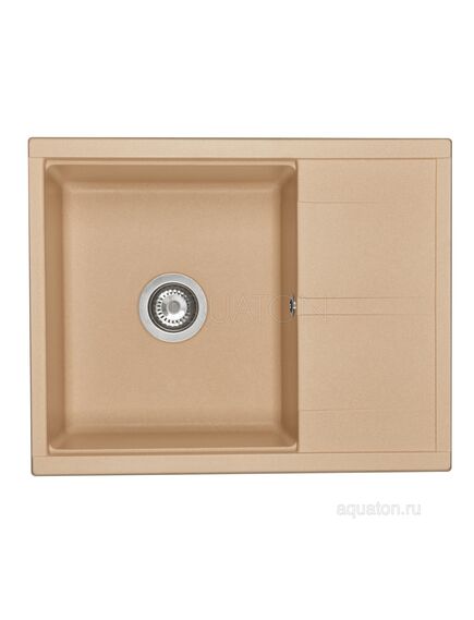 Купить Мойка для кухни из литого мрамора AQUATON Делия 65 латте 1A718632DE260 (1a718632de260) по цене 9826 руб., в Санкт-Петебруге в интернет магазине 100-Систем, а также дургие товары AQUATON из раздела Накладные мойки и Кухонные мойки