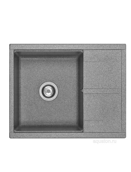 Купить Мойка для кухни из литого мрамора AQUATON Делия 65 серый 1A718632DE230 (1a718632de230) по цене 9826 руб., в Санкт-Петебруге в интернет магазине 100-Систем, а также дургие товары AQUATON из раздела Накладные мойки и Кухонные мойки