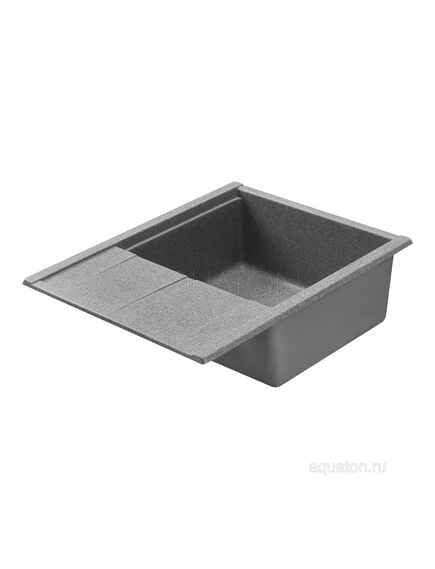 Купить Мойка для кухни из литого мрамора AQUATON Делия 65 серый 1A718632DE230 (1a718632de230) по цене 9826 руб., в Санкт-Петебруге в интернет магазине 100-Систем, а также дургие товары AQUATON из раздела Накладные мойки и Кухонные мойки