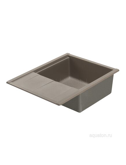 Купить Мойка для кухни из литого мрамора AQUATON Делия 65 серый шёлк 1A718632DE250 (1a718632de250) по цене 9826 руб., в Санкт-Петебруге в интернет магазине 100-Систем, а также дургие товары AQUATON из раздела Накладные мойки и Кухонные мойки