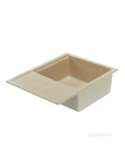 Купить Мойка для кухни из литого мрамора AQUATON Делия 65 шампань 1A718632DE290 (1a718632de290) по цене 9826 руб., в Санкт-Петебруге в интернет магазине 100-Систем, а также дургие товары AQUATON из раздела Накладные мойки и Кухонные мойки