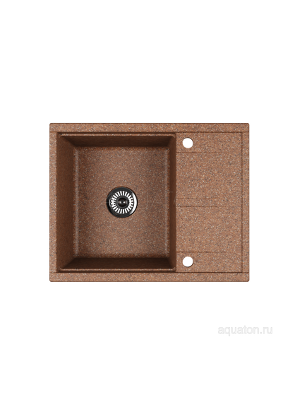 Купить Мойка для кухни из литого мрамора AQUATON Делия 65 терракотовый 1A718632DE270 (1a718632de270) по цене 9826 руб., в Санкт-Петебруге в интернет магазине 100-Систем, а также дургие товары AQUATON из раздела Накладные мойки и Кухонные мойки