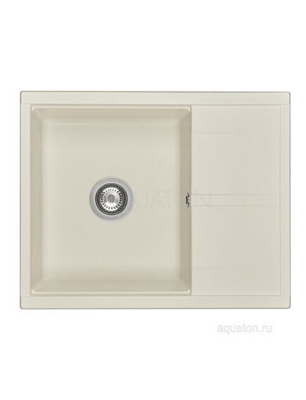 Купить Мойка для кухни из литого мрамора AQUATON Делия 65 жемчуг 1A718632DE240 (1a718632de240) по цене 9826 руб., в Санкт-Петебруге в интернет магазине 100-Систем, а также дургие товары AQUATON из раздела Накладные мойки и Кухонные мойки