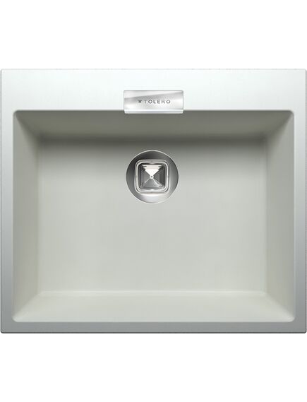 Купить Кухонная каменная мойка TOLERO Loft TL-580 белая (473554) по цене 11900 руб., в Санкт-Петебруге в интернет магазине 100-Систем, а также дургие товары TOLERO из раздела Накладные мойки и Кухонные мойки