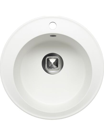 Купить Кухонная каменная мойка TOLERO Classic R-108 белая (765452) по цене 7500 руб., в Санкт-Петебруге в интернет магазине 100-Систем, а также дургие товары TOLERO из раздела Накладные мойки и Кухонные мойки