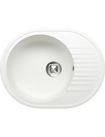 Купить Кухонная каменная мойка TOLERO Classic R-122 белая (765933) по цене 7500 руб., в Санкт-Петебруге в интернет магазине 100-Систем, а также дургие товары TOLERO из раздела Накладные мойки и Кухонные мойки