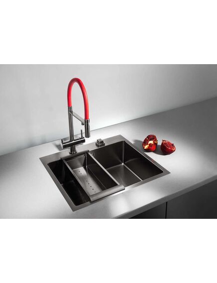Купить Кухонная мойка Omoikiri Akisame 51 LG Светлое золото 4973439 (4973439) по цене 48088 руб., в Санкт-Петебруге в интернет магазине 100-Систем, а также дургие товары Omoikiri из раздела Накладные мойки и Кухонные мойки