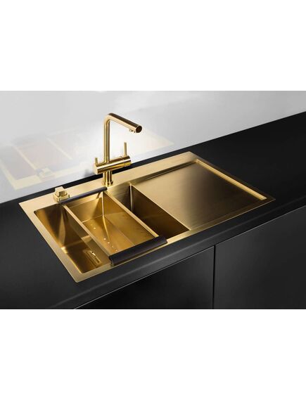 Купить Кухонная мойка Omoikiri Akisame 78-LG-R (4973086) по цене 68788 руб., в Санкт-Петебруге в интернет магазине 100-Систем, а также дургие товары Omoikiri из раздела Накладные мойки и Кухонные мойки