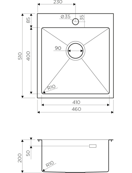 Купить Кухонная мойка Omoikiri Akisame 46-LG (4973081) по цене 44888 руб., в Санкт-Петебруге в интернет магазине 100-Систем, а также дургие товары Omoikiri из раздела Накладные мойки и Кухонные мойки