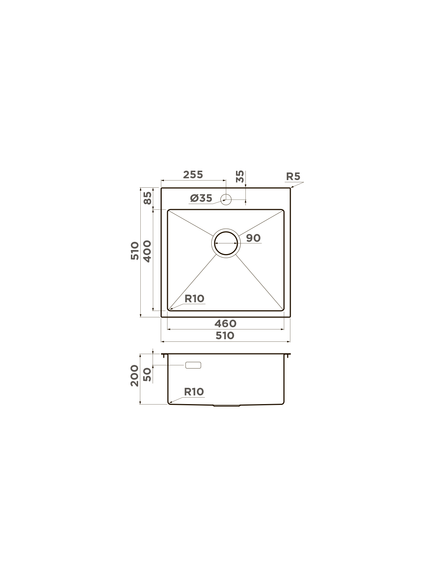 Купить Кухонная мойка Omoikiri Akisame 51 LG Светлое золото 4973439 (4973439) по цене 48088 руб., в Санкт-Петебруге в интернет магазине 100-Систем, а также дургие товары Omoikiri из раздела Накладные мойки и Кухонные мойки