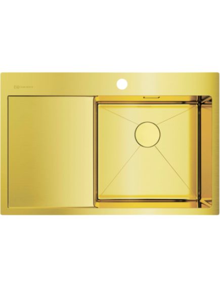 Купить Кухонная мойка Omoikiri Akisame 78-LG-R (4973086) по цене 68788 руб., в Санкт-Петебруге в интернет магазине 100-Систем, а также дургие товары Omoikiri из раздела Накладные мойки и Кухонные мойки