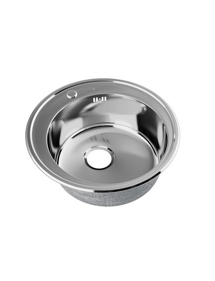 Купить Кухонная мойка Iddis Basic 51 BAS51P0i77 Полированный хром (bas51p0i77) по цене 5190 руб., в Санкт-Петебруге в интернет магазине 100-Систем, а также дургие товары IDDIS из раздела Накладные мойки и Кухонные мойки