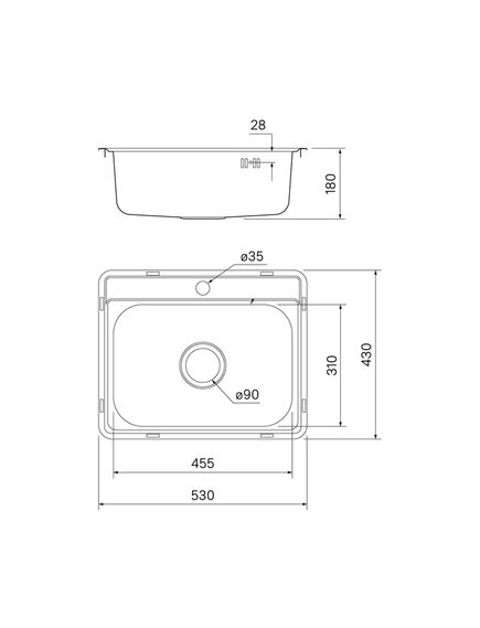Купить Мойка Iddis Basic BAS53P0i77 530х430. нержавеющая сталь. полированная (bas53p0i77) по цене 5390 руб., в Санкт-Петебруге в интернет магазине 100-Систем, а также дургие товары IDDIS из раздела Накладные мойки и Кухонные мойки