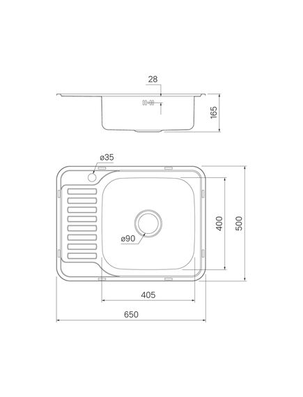 Купить Кухонная мойка Iddis Basic 65 BAS65SRi77 Хром (bas65sri77) по цене 6590 руб., в Санкт-Петебруге в интернет магазине 100-Систем, а также дургие товары IDDIS из раздела Накладные мойки и Кухонные мойки