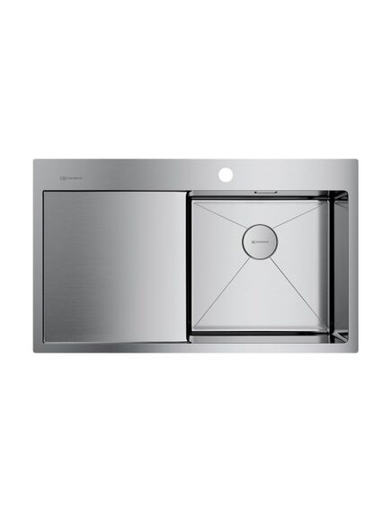Купить Кухонная мойка Omoikiri Akisame 86-IN-R (4993763) по цене 59388 руб., в Санкт-Петебруге в интернет магазине 100-Систем, а также дургие товары Omoikiri из раздела Накладные мойки и Кухонные мойки