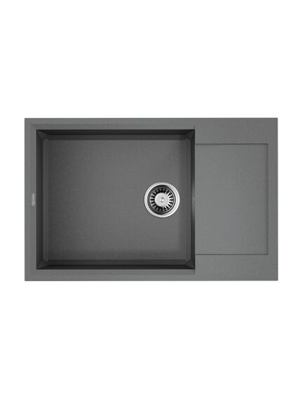 Купить Кухонная мойка Omoikiri Sakaime 78-LB-GR Tetogranit/leningrad grey (4993555) по цене 37188 руб., в Санкт-Петебруге в интернет магазине 100-Систем, а также дургие товары Omoikiri из раздела Накладные мойки и Кухонные мойки