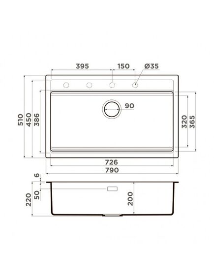 Купить Кухонная мойка Kitagawa 79-LB-GR Artceramic/leningrad grey (4993998) по цене 80188 руб., в Санкт-Петебруге в интернет магазине 100-Систем, а также дургие товары Omoikiri из раздела Накладные мойки и Кухонные мойки
