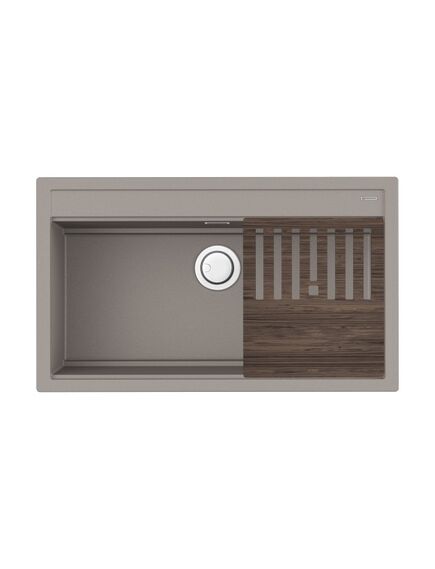 Купить Кухонная мойка Omoikiri Kitagawa 86-LB-GR Artceramic/leningrad grey   (4993796) по цене 84888 руб., в Санкт-Петебруге в интернет магазине 100-Систем, а также дургие товары Omoikiri из раздела Накладные мойки и Кухонные мойки