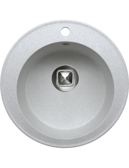 Купить Кухонная каменная мойка TOLERO Classic R-108 серая металлик (825057) по цене 7500 руб., в Санкт-Петебруге в интернет магазине 100-Систем, а также дургие товары TOLERO из раздела Накладные мойки и Кухонные мойки