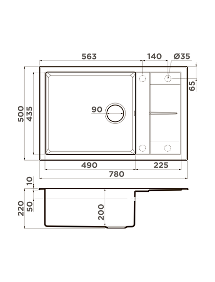 Купить Кухонная мойка Omoikiri Sumi 78A-LB-WH Artceramic/белый   (4997100) по цене 44188 руб., в Санкт-Петебруге в интернет магазине 100-Систем, а также дургие товары Omoikiri из раздела Накладные мойки и Кухонные мойки