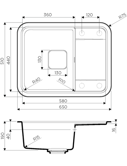Купить Кухонная мойка Omoikiri Tasogare 65-BE Artgranit/ваниль (4993479) по цене 29288 руб., в Санкт-Петебруге в интернет магазине 100-Систем, а также дургие товары Omoikiri из раздела Накладные мойки и Кухонные мойки