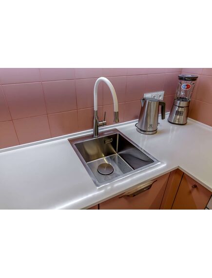 Купить Кухонная мойка Omoikiri Akisame 41 LG Светлое золото 4973080 (4973080) по цене 39888 руб., в Санкт-Петебруге в интернет магазине 100-Систем, а также дургие товары Omoikiri из раздела Накладные мойки и Кухонные мойки