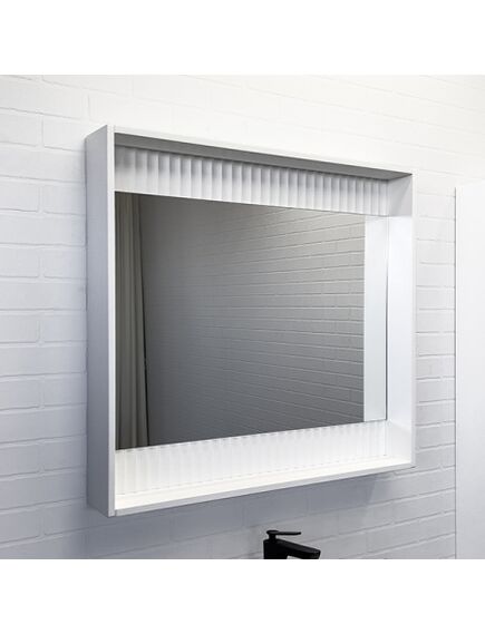 Купить COMFORTY. Зеркало-короб "Марсель-90" белый матовый, LED-подсветка, бесконтактный сенсор (00-00013685cf) по цене 29700 руб., в Санкт-Петебруге в интернет магазине 100-Систем, а также дургие товары COMFORTY из раздела Зеркала и Мебель для ванной комнаты
