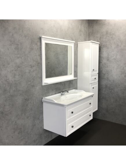 Купить COMFORTY. Зеркало "Феррара-100" белый глянец (00004147993) по цене 16720 руб., в Санкт-Петебруге в интернет магазине 100-Систем, а также дургие товары COMFORTY из раздела Зеркала и Мебель для ванной комнаты