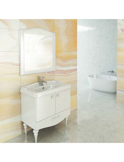 Купить COMFORTY. Зеркало "Монако-80" белый глянец (00003129893) по цене 11440 руб., в Санкт-Петебруге в интернет магазине 100-Систем, а также дургие товары COMFORTY из раздела Зеркала и Мебель для ванной комнаты