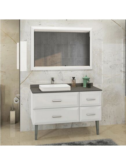 Купить COMFORTY. Зеркало "Империя-120" белый глянец (00004143506) по цене 18370 руб., в Санкт-Петебруге в интернет магазине 100-Систем, а также дургие товары COMFORTY из раздела Зеркала и Мебель для ванной комнаты