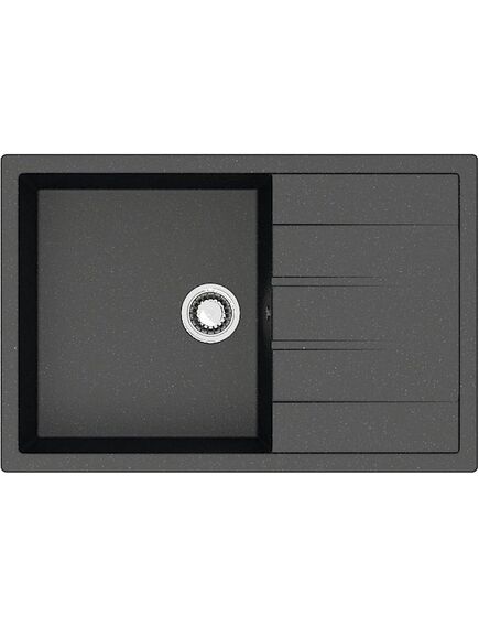Купить AZARIO кухонная мойка Vision (750x505x218) Черный (cs00078339) по цене 7501.5 руб., в Санкт-Петебруге в интернет магазине 100-Систем, а также дургие товары Azario из раздела Накладные мойки и Кухонные мойки