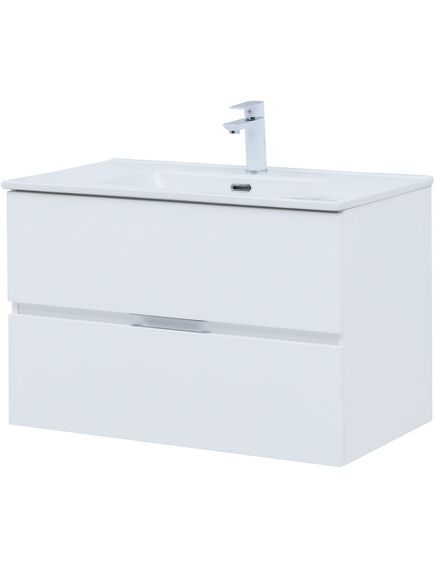 Купить Мебель для ванной Aquanet Алвита New 80 2 ящика, белый матовый (274206) по цене 56203 руб., в Санкт-Петебруге в интернет магазине 100-Систем, а также дургие товары AQUANET из раздела Готовые решения для ванной комнаты и Мебель для ванной комнаты