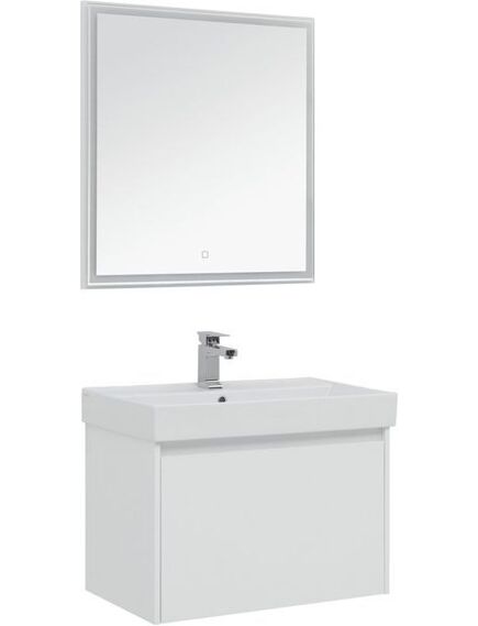 Купить Мебель для ванной Aquanet Nova Lite 75 белый (1 ящик) (242296) по цене 65123 руб., в Санкт-Петебруге в интернет магазине 100-Систем, а также дургие товары AQUANET из раздела Готовые решения для ванной комнаты и Мебель для ванной комнаты
