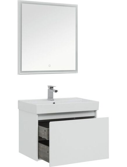 Купить Мебель для ванной Aquanet Nova Lite 75 белый (1 ящик) (242296) по цене 65123 руб., в Санкт-Петебруге в интернет магазине 100-Систем, а также дургие товары AQUANET из раздела Готовые решения для ванной комнаты и Мебель для ванной комнаты