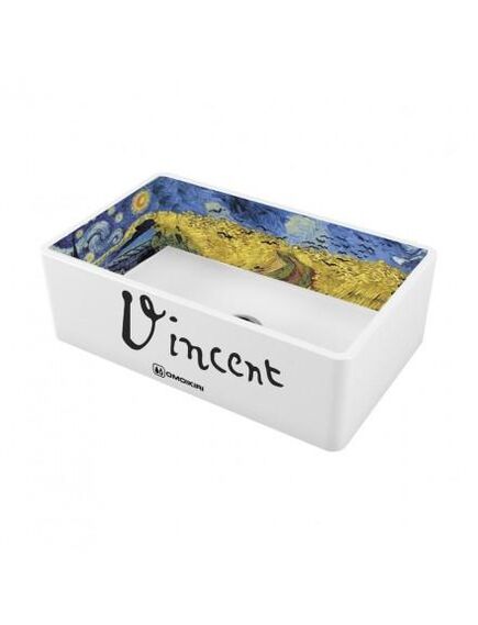 Купить Кухонная мойка Omoikiri Mikura 76-Vangogh Natceramic/white (4993024) по цене 192088 руб., в Санкт-Петебруге в интернет магазине 100-Систем, а также дургие товары Omoikiri из раздела Фронтальные мойки и Кухонные мойки