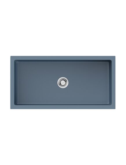 Купить Мойка Mikura 91-SB Natceramic/smoky blue (4997089) по цене 164188 руб., в Санкт-Петебруге в интернет магазине 100-Систем, а также дургие товары Omoikiri из раздела Фронтальные мойки и Кухонные мойки